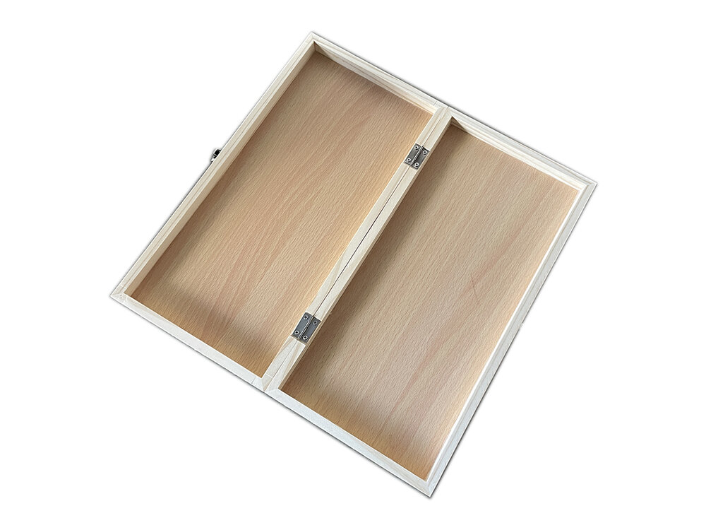 Magnetisch Schaakbord met Schaakstukken - Chess King - 34x34 cm - Schaakspel - Hout - Opklapbaar