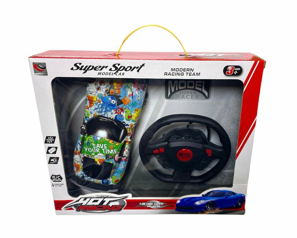 Radiografisch bestuurbare Race auto - Speelgoed RC auto - 1:20