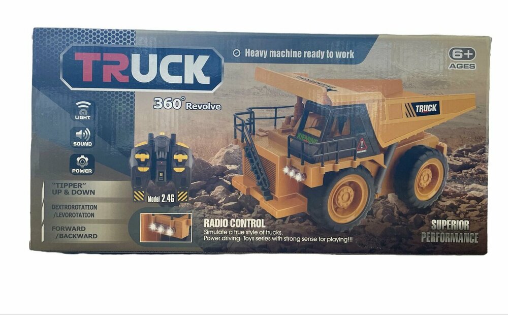 RC Kiepwagen speelgoed  - Zandwagen met laadbak - 2.4ghz Radiografisch bestuurbare werkvoertuig