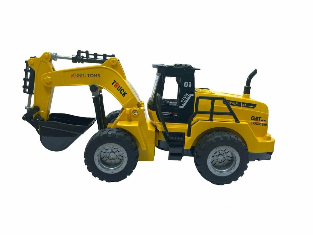 RC excavator toy vehicle - 1:50 - radio-controlled work vehicle