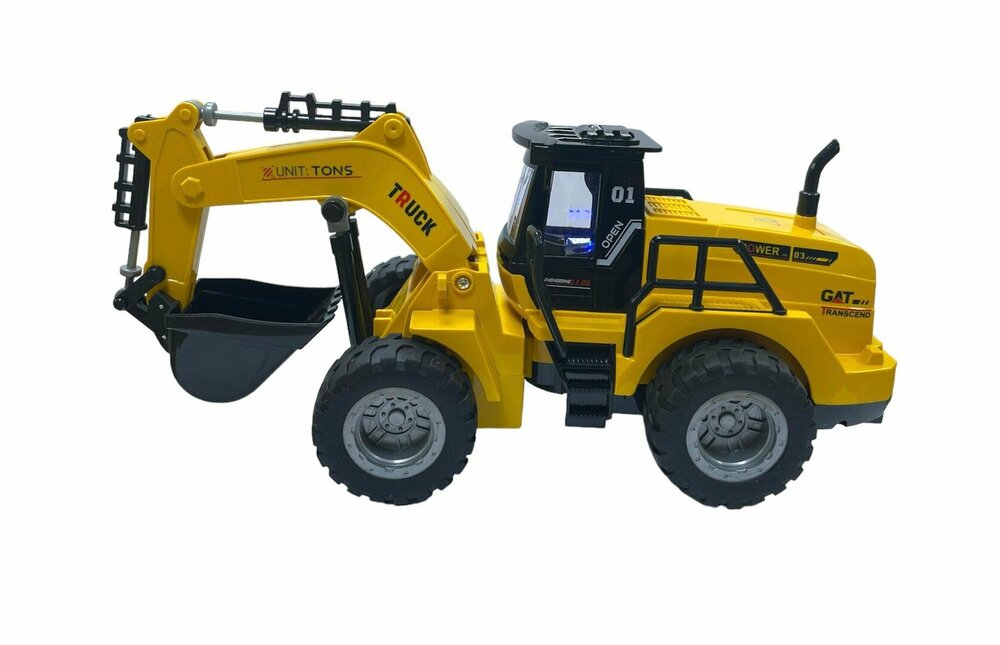 RC excavator toy vehicle - 1:50 - radio-controlled work vehicle