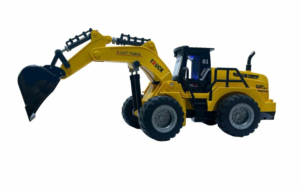 RC excavator toy vehicle - 1:50 - radio-controlled work vehicle