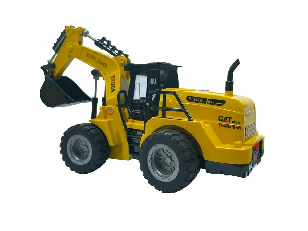 RC excavator toy vehicle - 1:50 - radio-controlled work vehicle