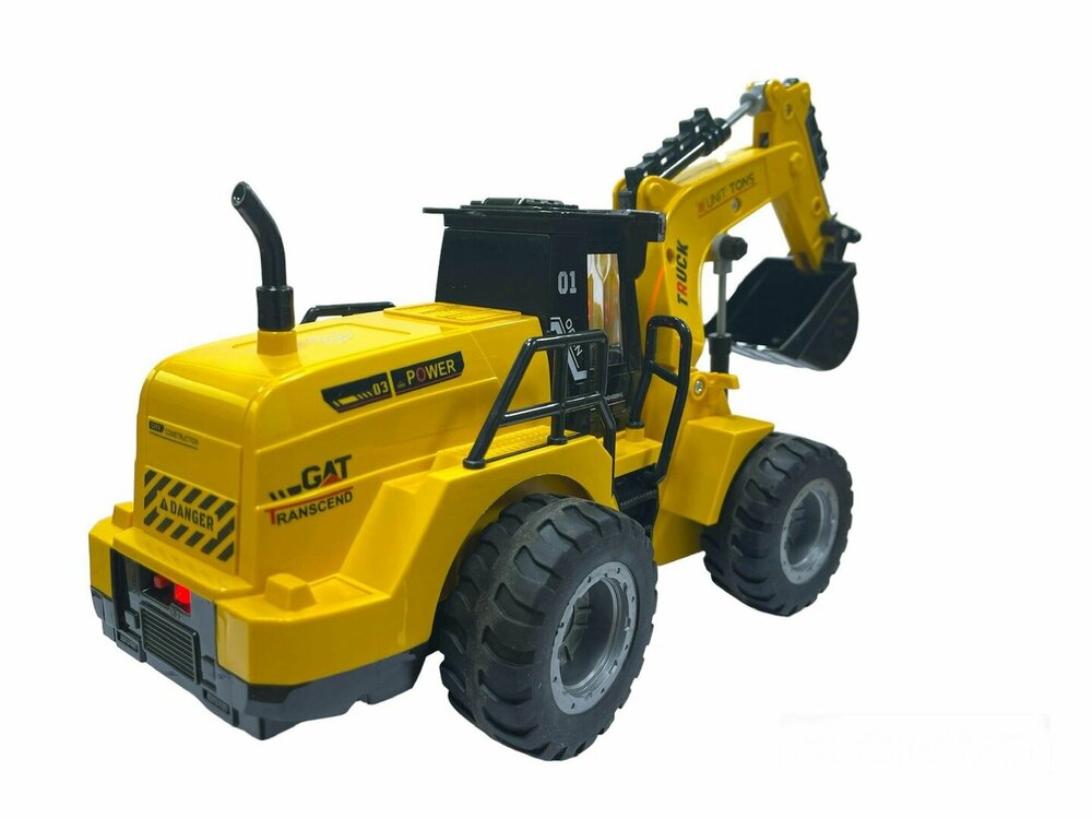 RC excavator toy vehicle - 1:50 - radio-controlled work vehicle