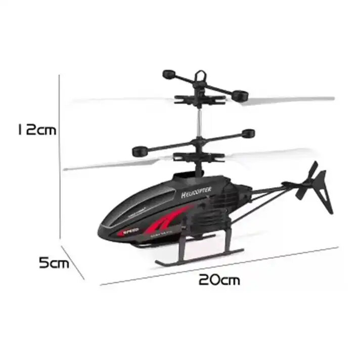 RC Helicopter - met Bestuurbare Hand en Afstandsbediening - Groen