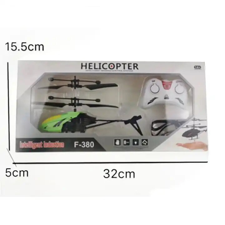 RC Helicopter - met Bestuurbare Hand en Afstandsbediening - Zwart