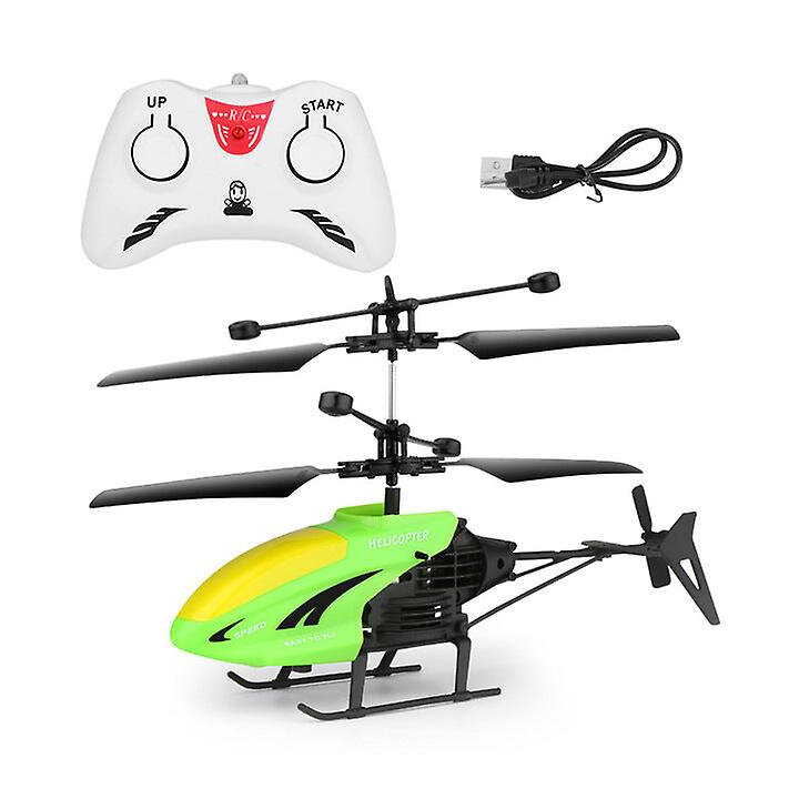 RC helicopter - controlled by hand and remote control 