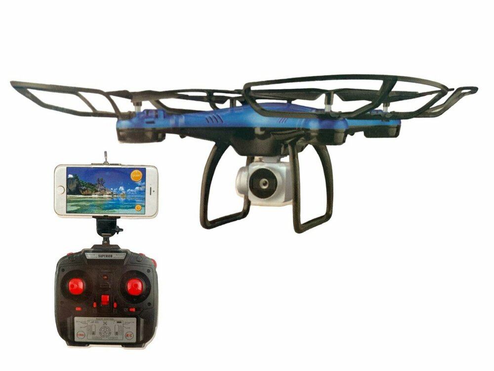 Drone met live camera - Wifi - app control - 2.4GHZ - Hover functie - Rood
