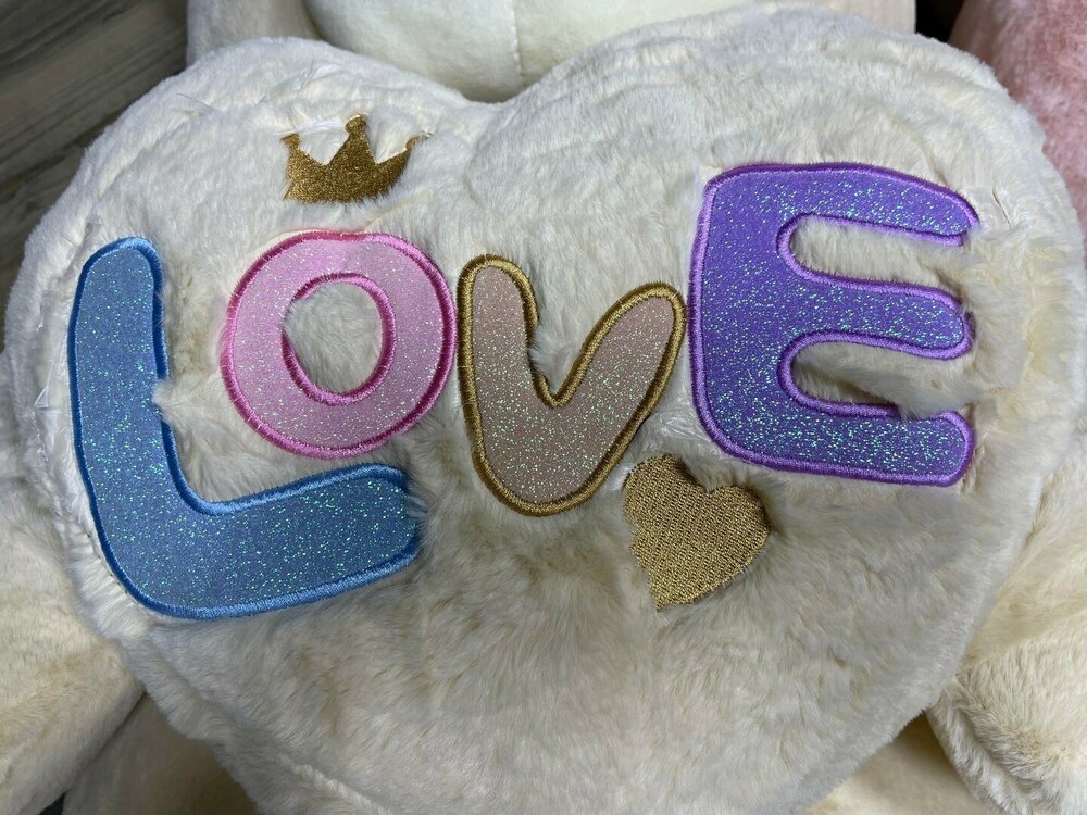 Cuddly bear Large - XXL - soft cuddly toy - with Love cushion - Teddy bear