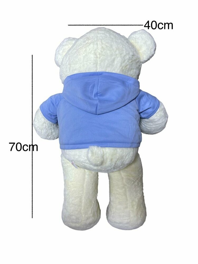 Knuffelbeer Groot - 75CM - zacht knuffel - Teddy beer met trui
