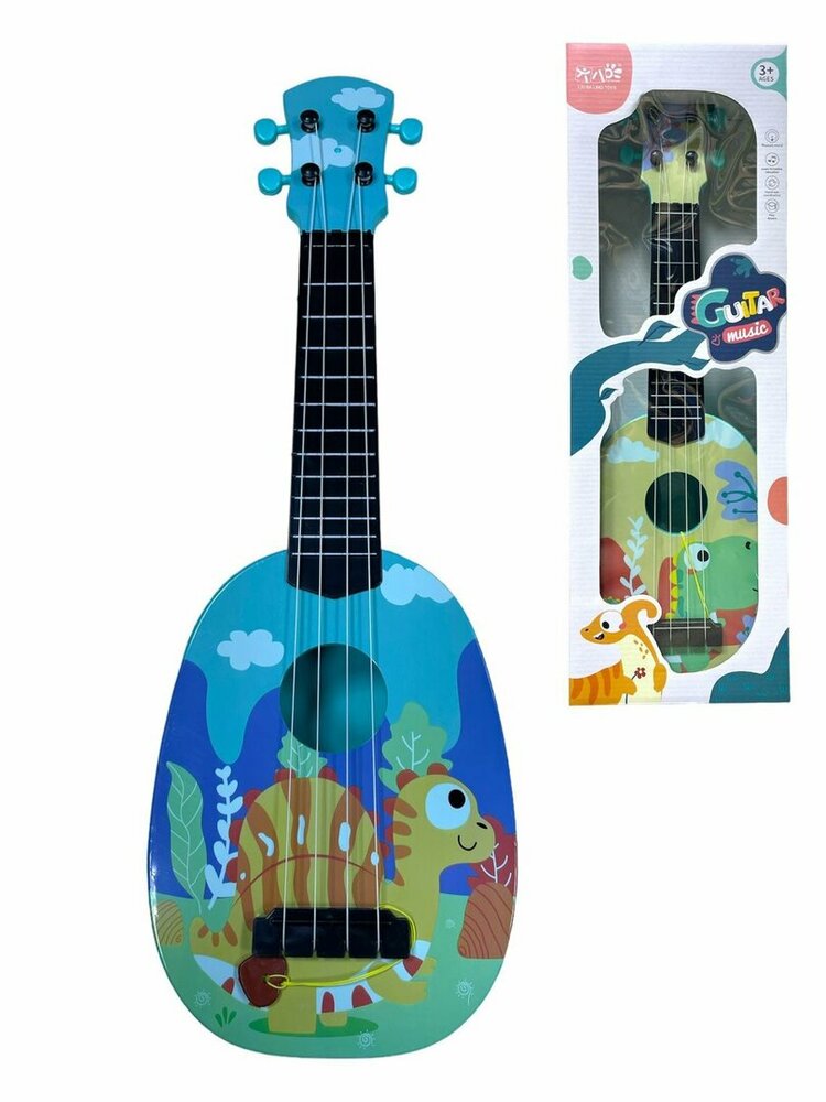 Dinosaur guitar - 4 strings - 54CM - Music Guitar - children's guitar