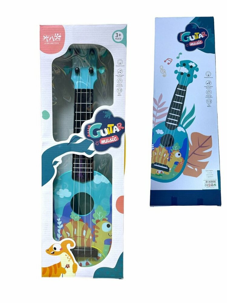 Dinosaur guitar - 4 strings - 54CM - Music Guitar - children's guitar
