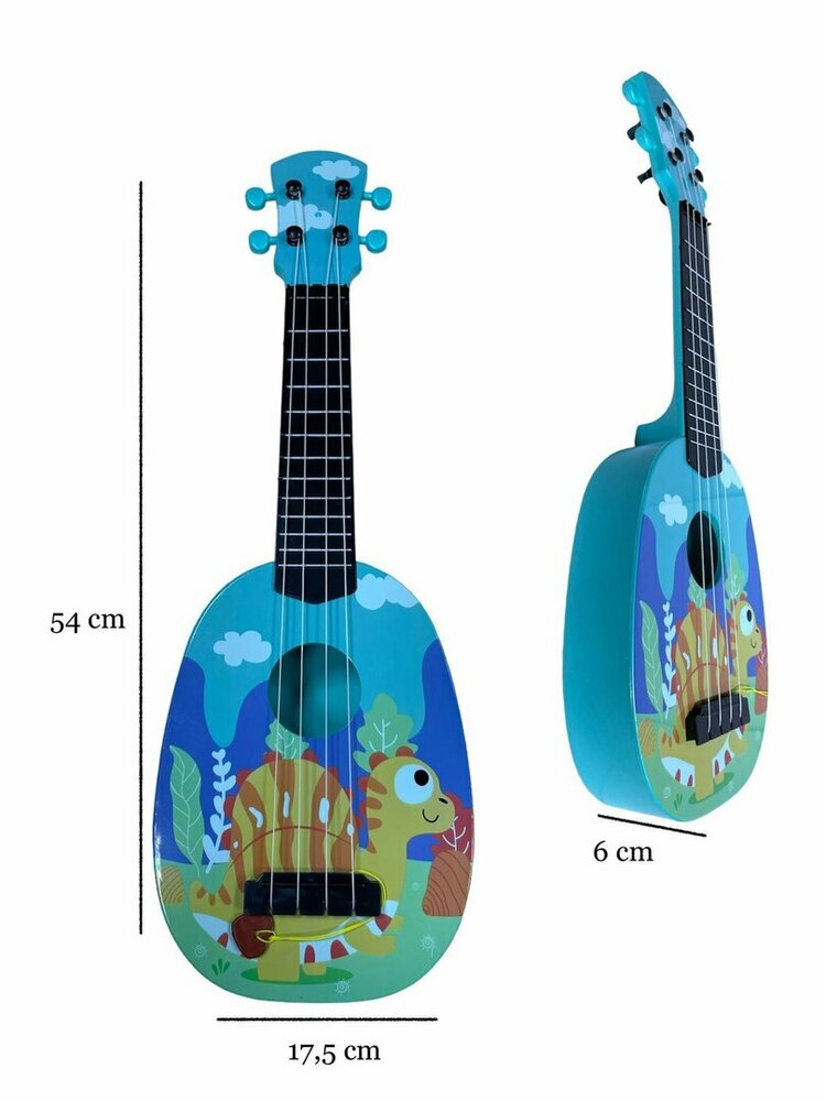 Dinosaur guitar - 4 strings - 54CM - Music Guitar - children's guitar
