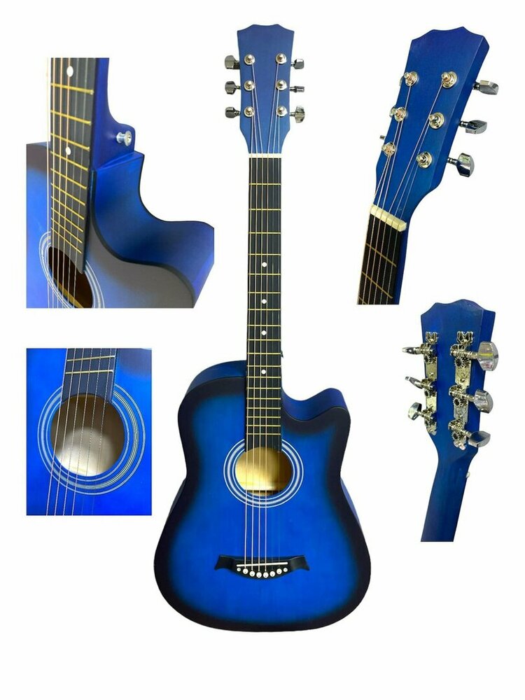 Western Gitaar - 6 snaren - Cutaway Akoestisch Guitar 38" - Hollow body