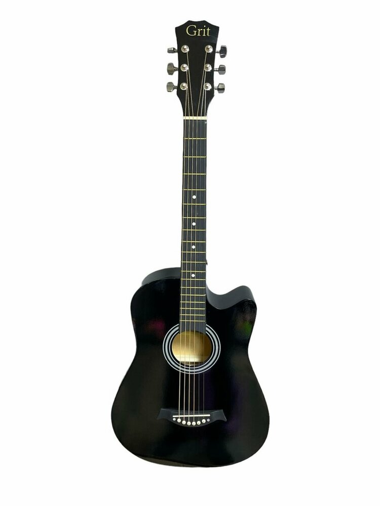 Western Guitar - 6 strings - Cutaway Acoustic Guitar 38"