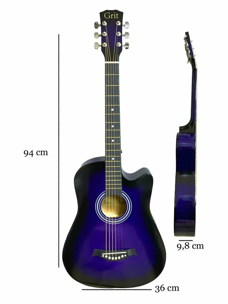 Western Gitaar - 6 snaren - Cutaway Akoestisch Guitar 38"