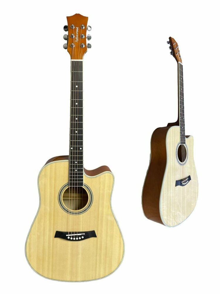 Akoestisch Gitaar - Adia Wood - 6 snaren - Cutaway Guitar 41"