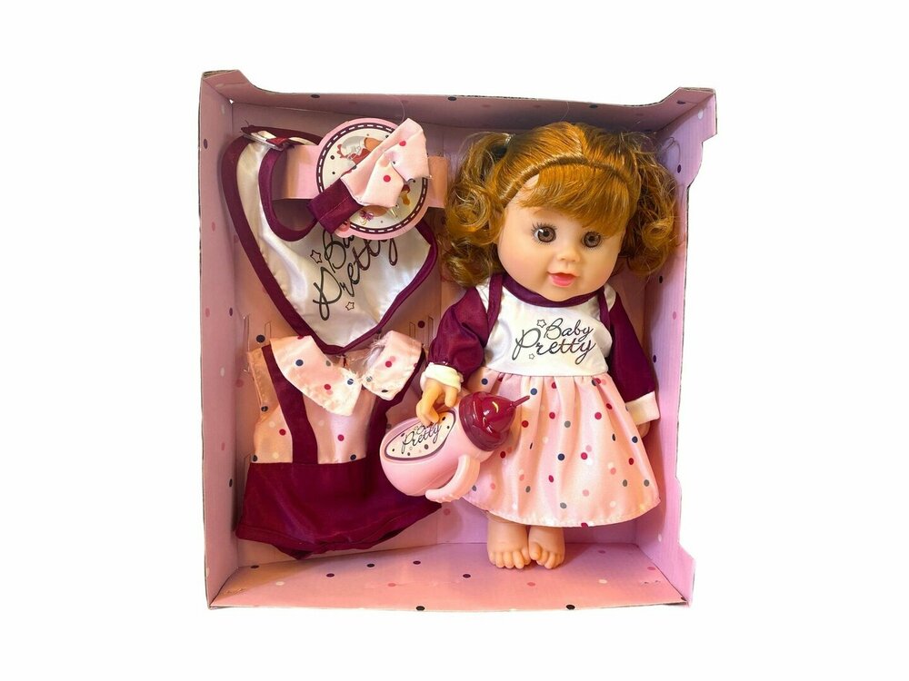 Baby Pop - New Born - Kan Drinken - Plassen - Praten - 28 x 17 x 9 cm