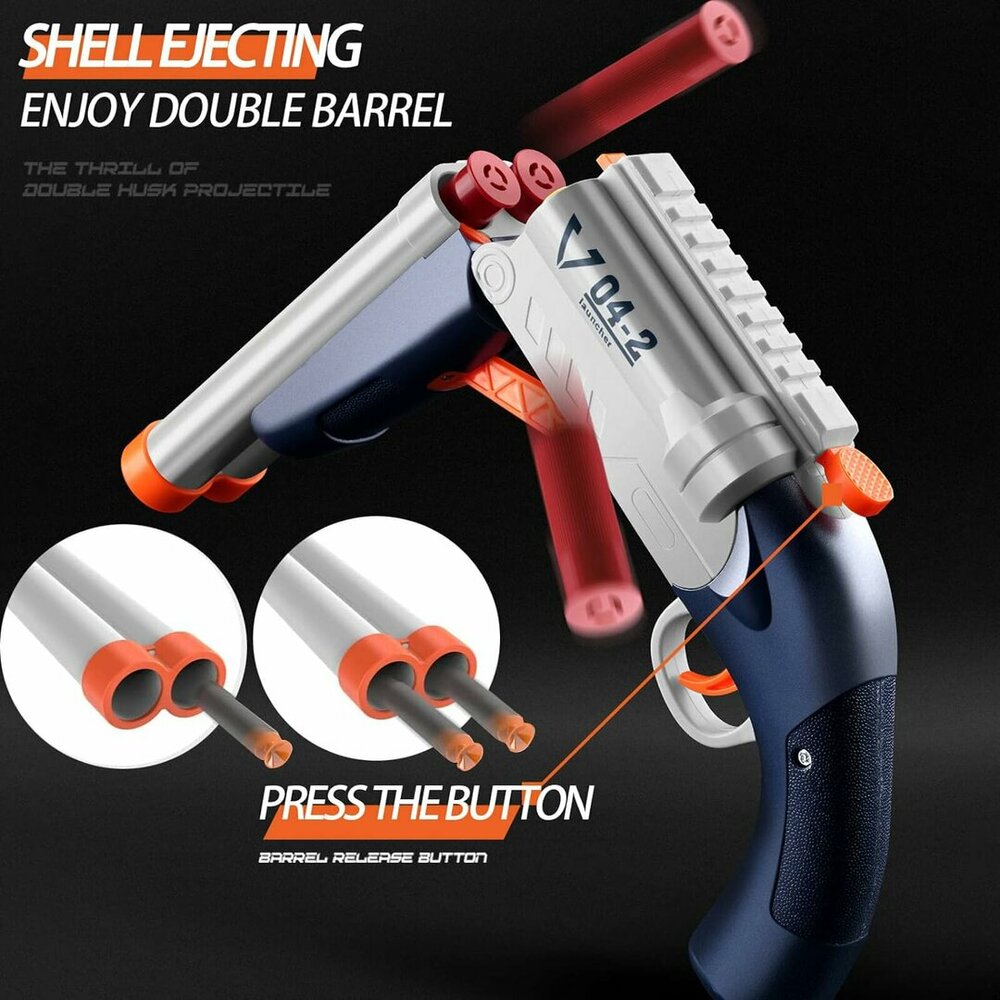 Plaze Pioneer - Elite darts - Blaster - zacht rubberen darts speelgoed - 42 cm