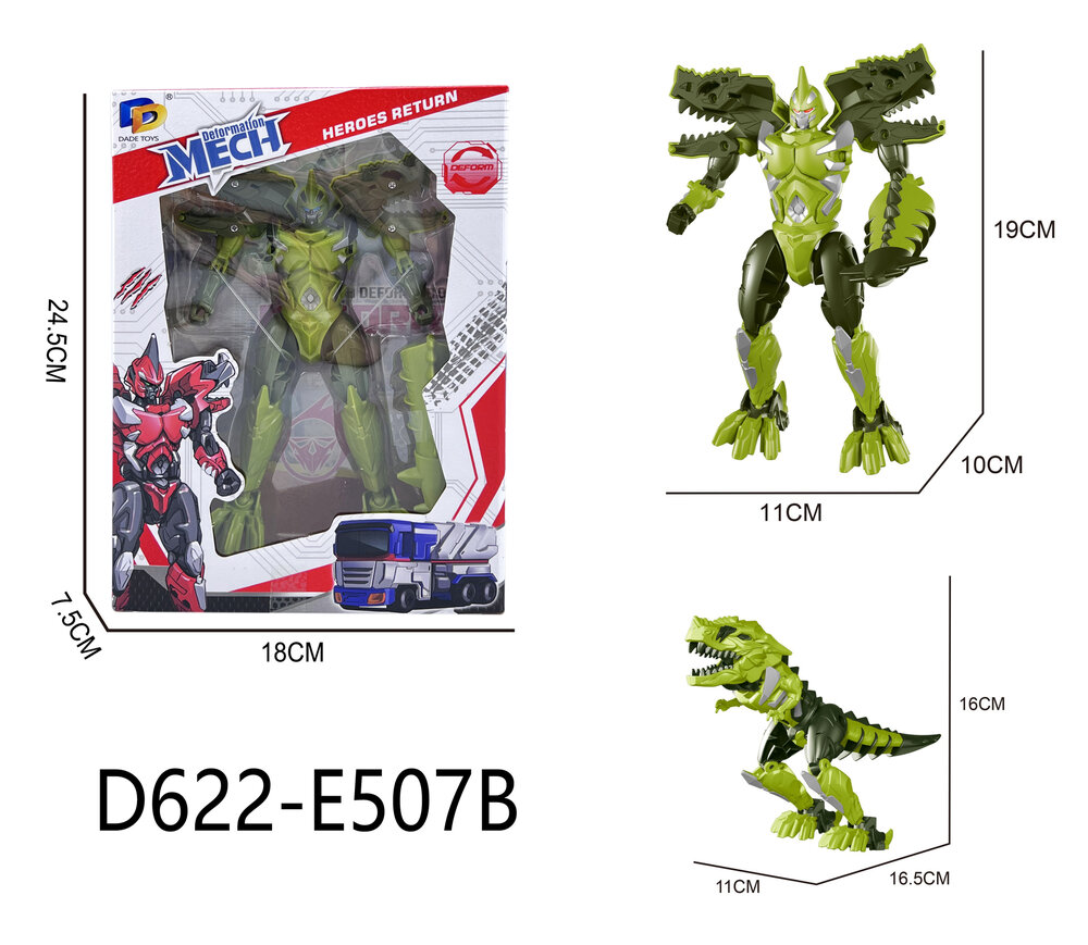 Transform Optimus Prime - Dinosaurus Deformation dino en robot - 2 in 1