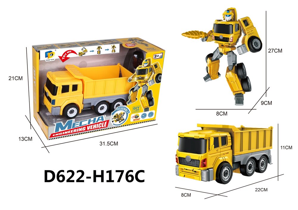 Mecha Engineering Optimus Prime  - DIY - Deformation robot en vrachtwagen - 2 in 1