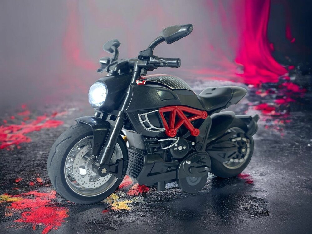 MY66 Die cast motor - model voertuigen - 1:14 - terugtrek systeem