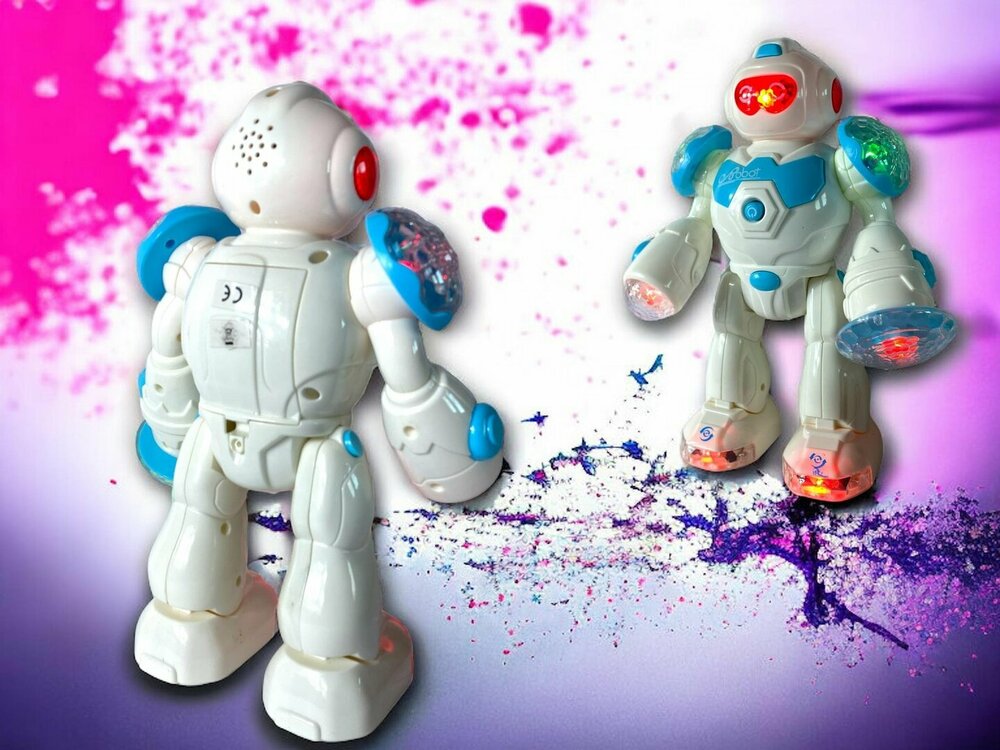ROBOT - interactieve speelgoed robot - licht en geluidseffecten 25CM