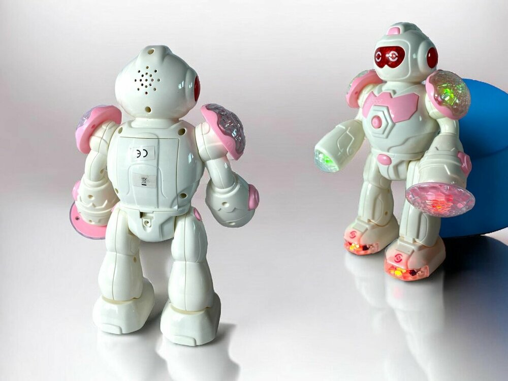 ROBOT - interactieve speelgoed robot - licht en geluidseffecten 25CM