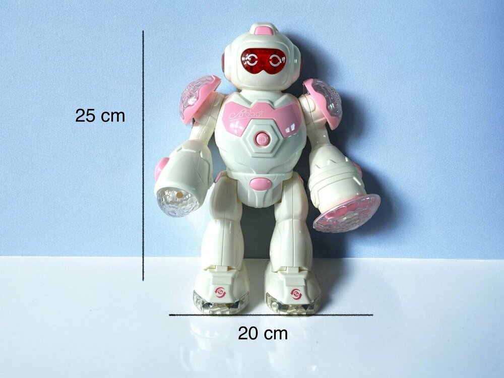 ROBOT - interactieve speelgoed robot - licht en geluidseffecten 25CM