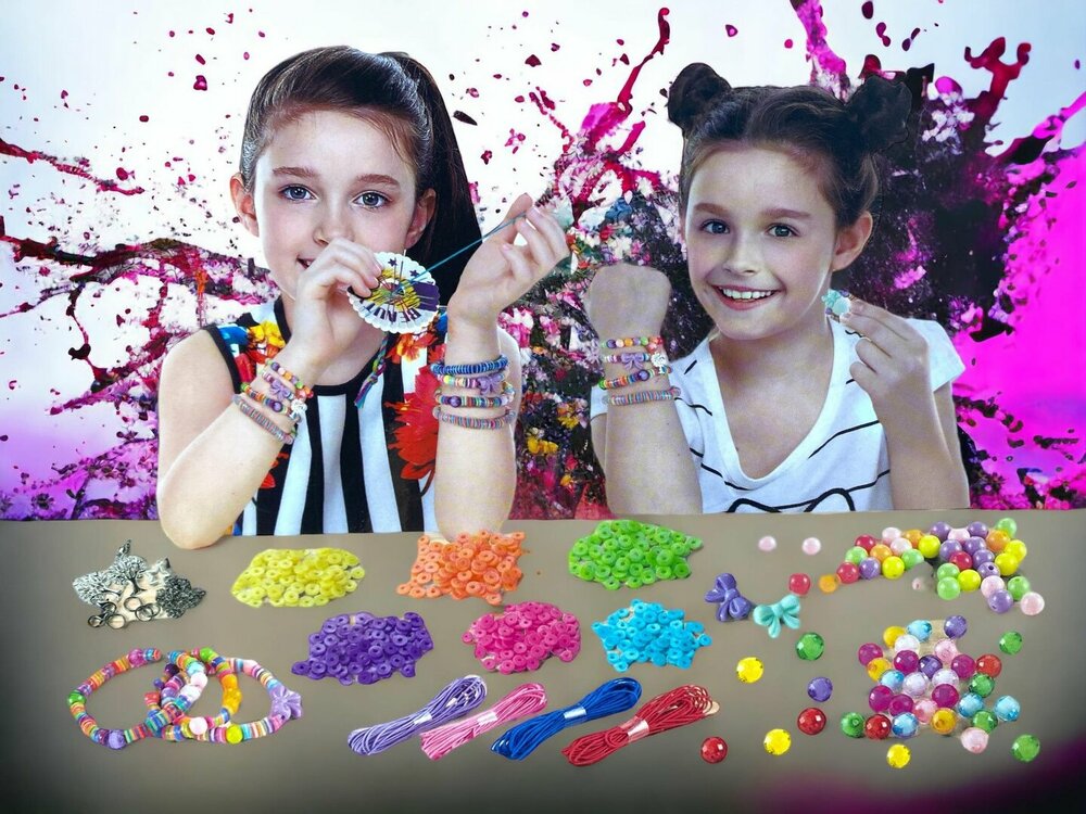 Bead Box - Jewelry bead set - arts and crafts toys for girls