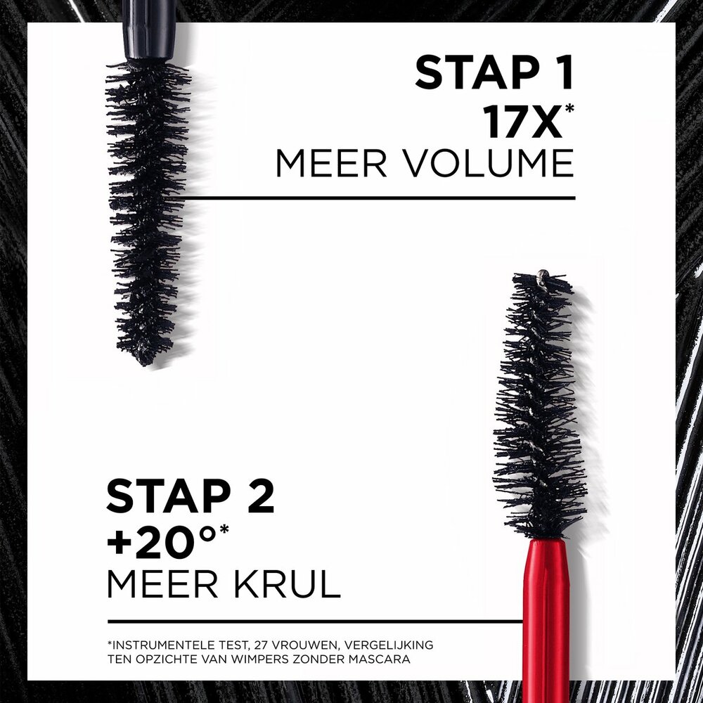 L'Or&eacute;al Paris PRO XXL LIFT 2-step Mascara - Black - 12ml