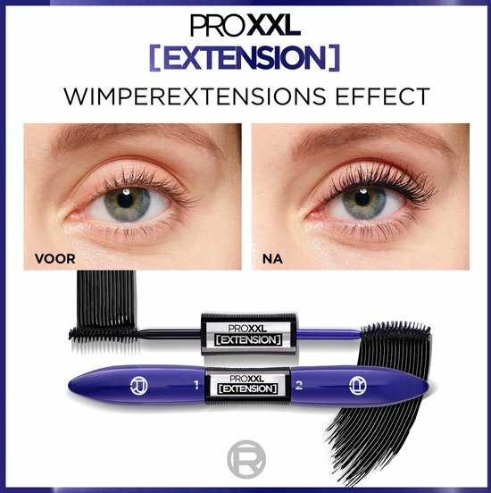 L'Or&eacute;al Paris - PRO XXL EXTENSION - Black - 2 steps mascara