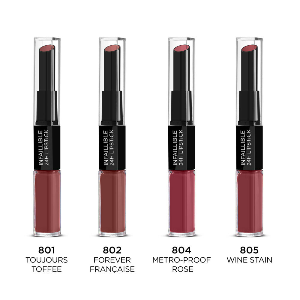 L'Or&eacute;al Infallible Lippenstift - 804 Metro Proof 