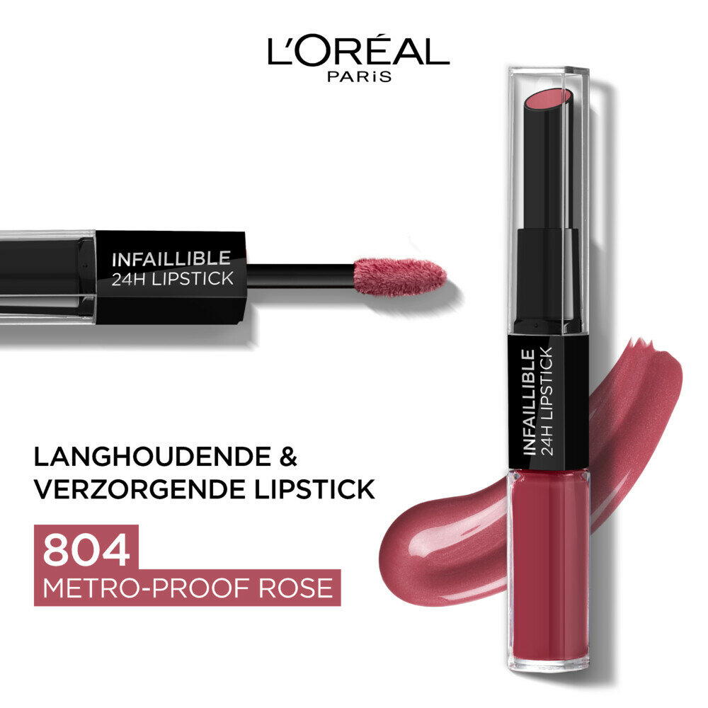 L'Or&eacute;al Infallible Lippenstift - 804 Metro Proof 