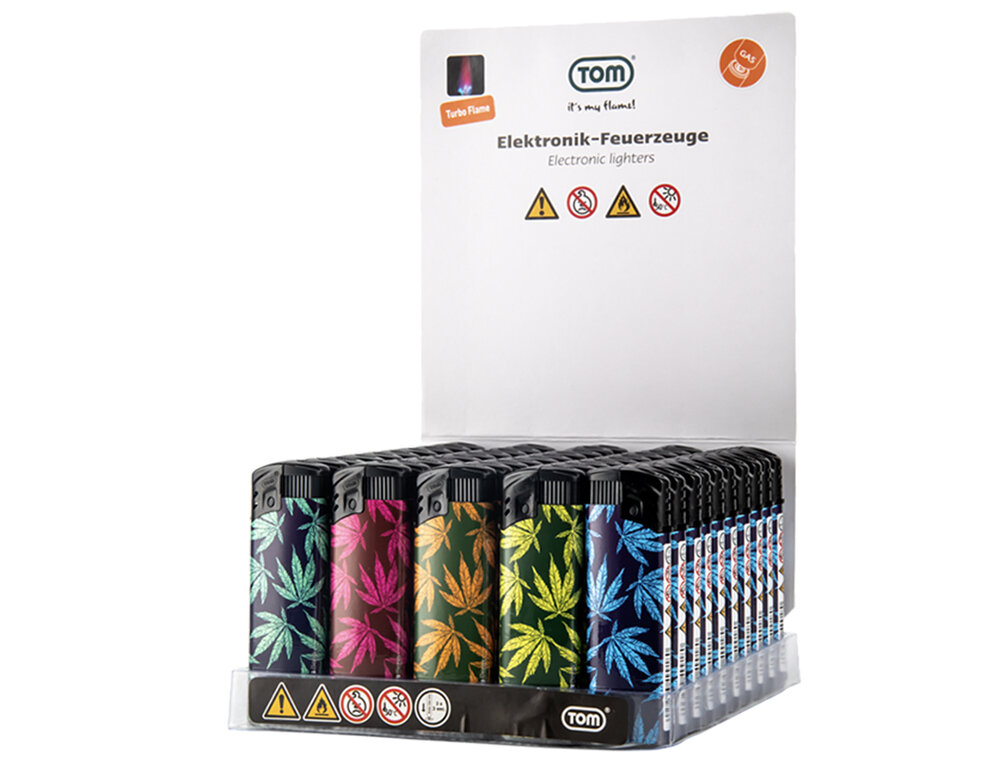 Jet flame lighters - turbo lighter - 50 pieces - Cannabis