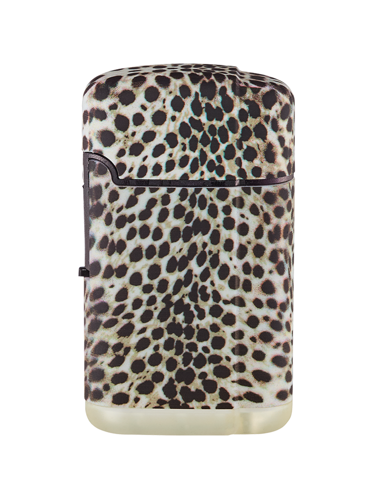 Jet Flame aanstekers  - turbo aansteker - 20 stuks in display - 360&deg; Animal print - soft touch