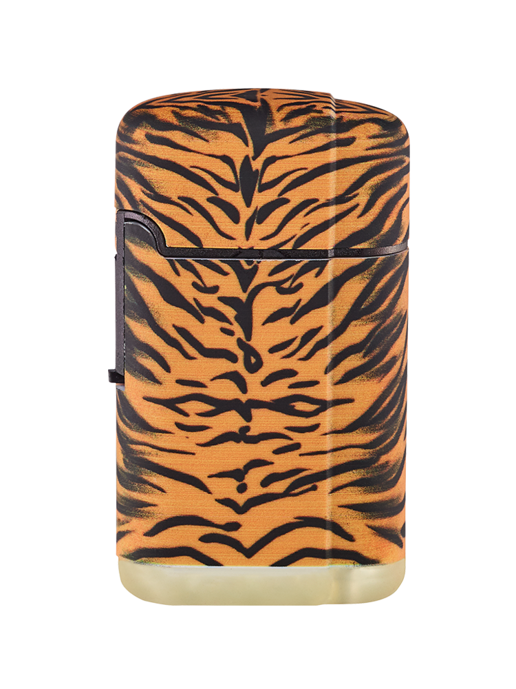 Jet Flame lighters - 4x turbo lighter - 360&deg; Animal print - soft touch