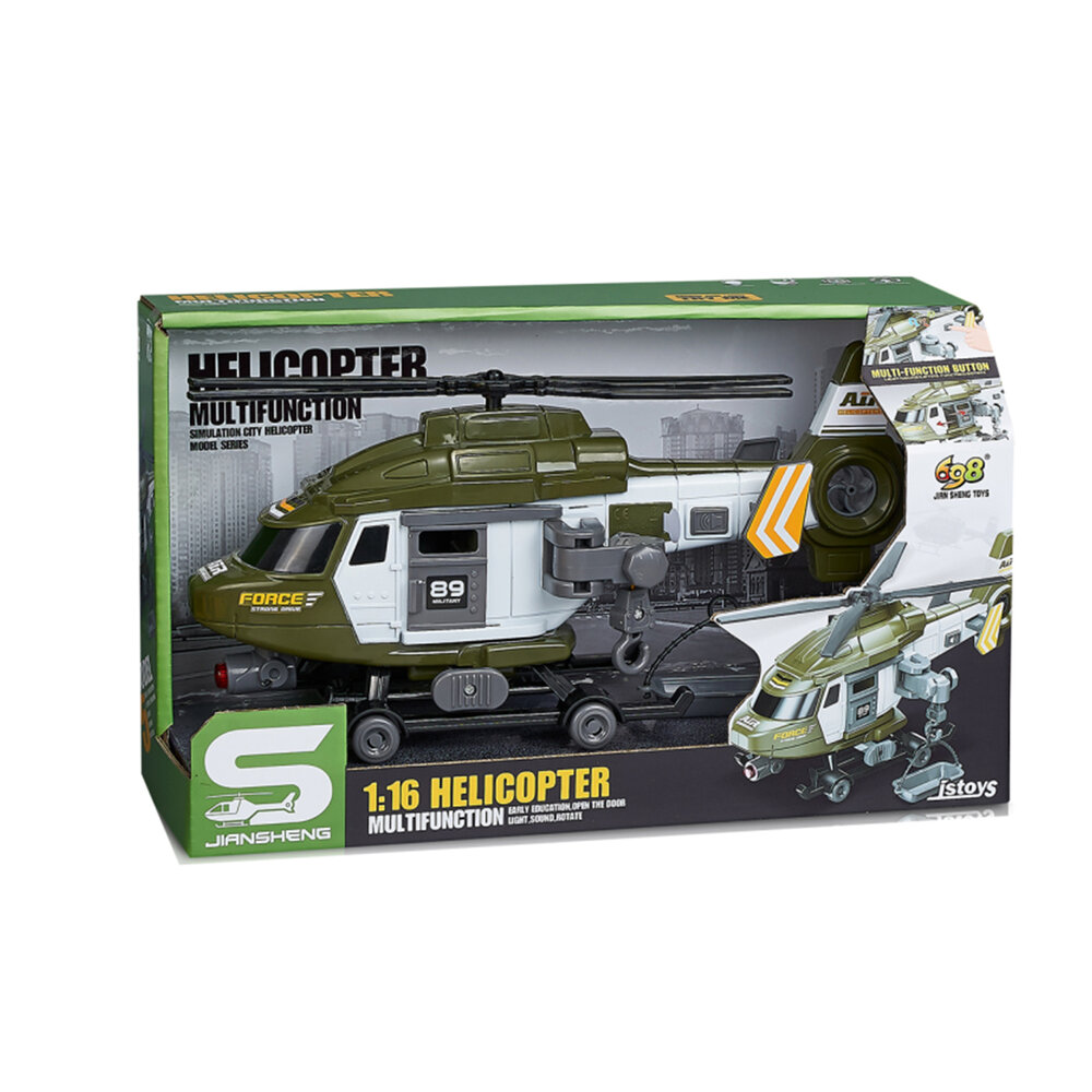 Army Force - speelgoed gevechtshelikopter - chopper - met licht en geluid 29CM
