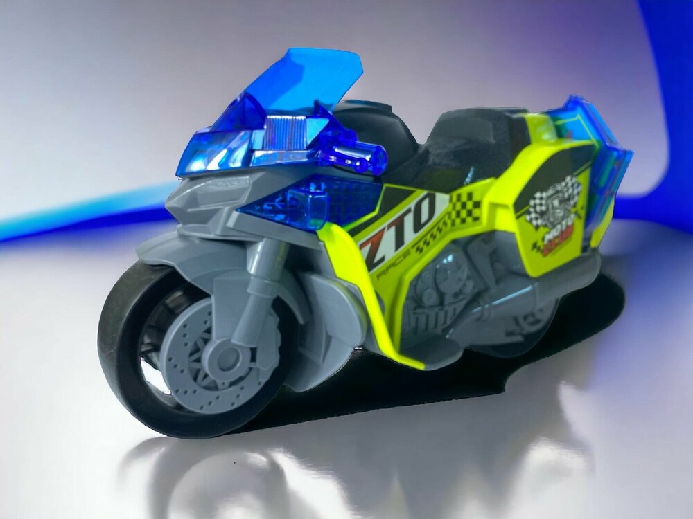 Motorcycle Race ZTO - speelgoed motor - geluid, licht en frictiemotor - 1:16