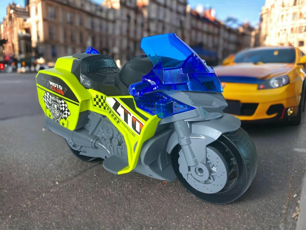 Motorcycle Race ZTO - speelgoed motor - geluid, licht en frictiemotor - 1:16