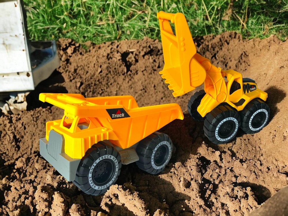Speelgoed graafmachine Modelbouwvloot Peuter Vroeg onderwijs Bouwvoertuigen 