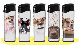 Aanstekers Klik 50 stuks hondjes print
