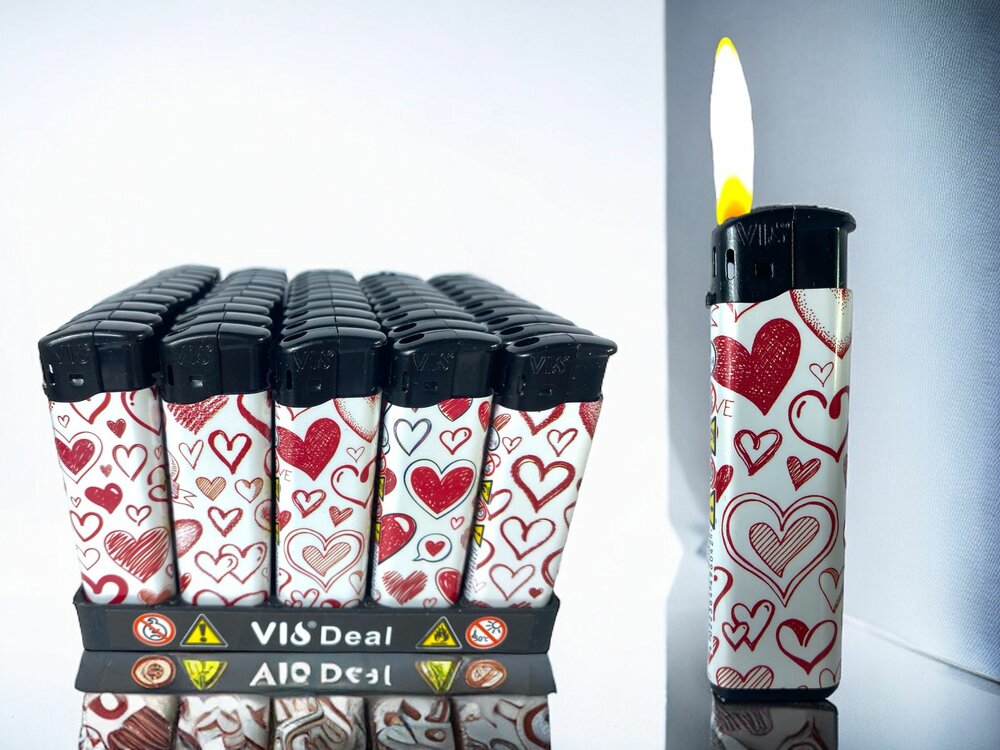 Lighters Click 50 pieces with print