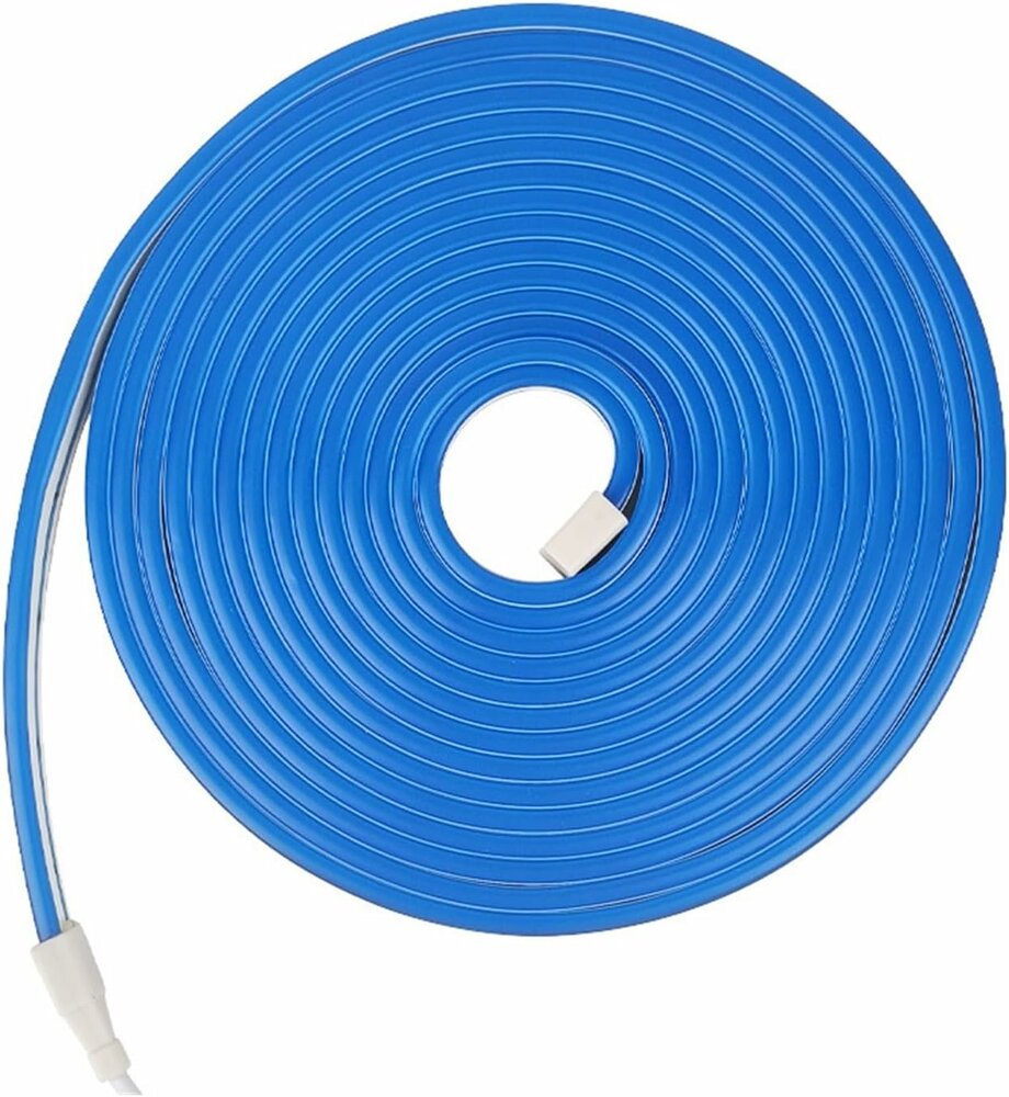 LED neon light - 5m 12V low voltage 12 mm (Color: neutral Blue)