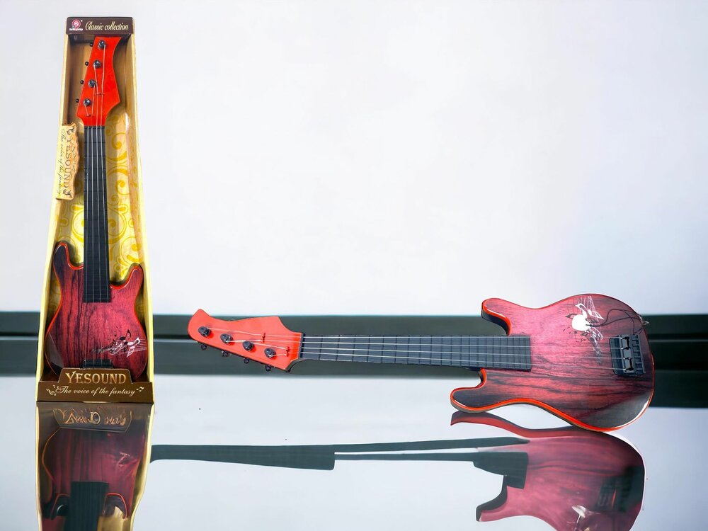 Speelgoedgitaar - YeSound Guitar - rock and roll - 60CM Dark brown
