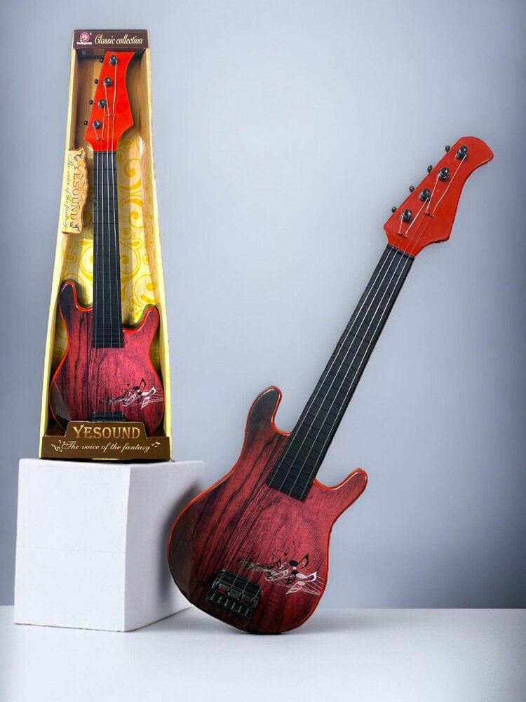 Speelgoedgitaar - YeSound Guitar - rock and roll - 60CM Dark brown