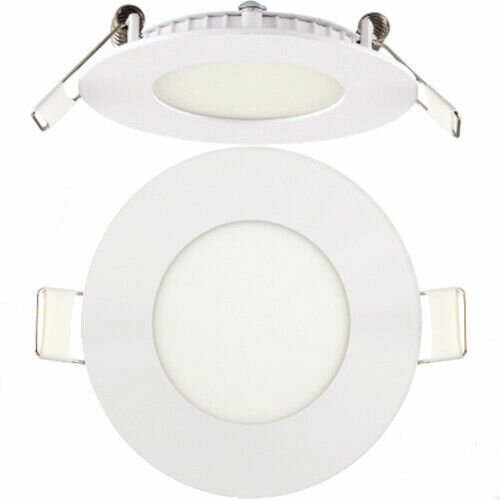 LED-paneel | 12 Watt | Rond | Inbouwplafondlamp (natuurlijk wit) &Oslash;112mm