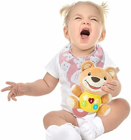 Pluche beer babyspeelgoed - speelgoed voor pasgeboren baby's van 0 tot 36 maanden