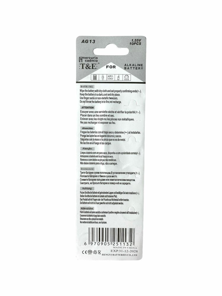 AG 13 / 357A Knoopcel batterijen&nbsp;Alkaline