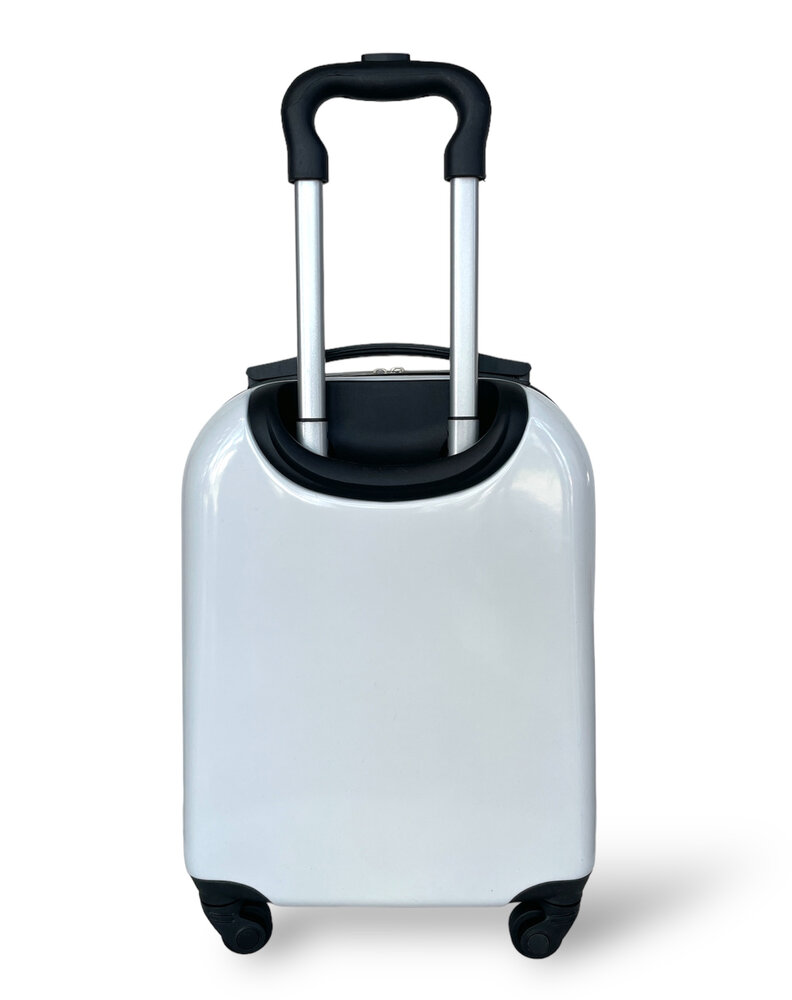 Hand luggage Children's suitcase Teddy Bear white